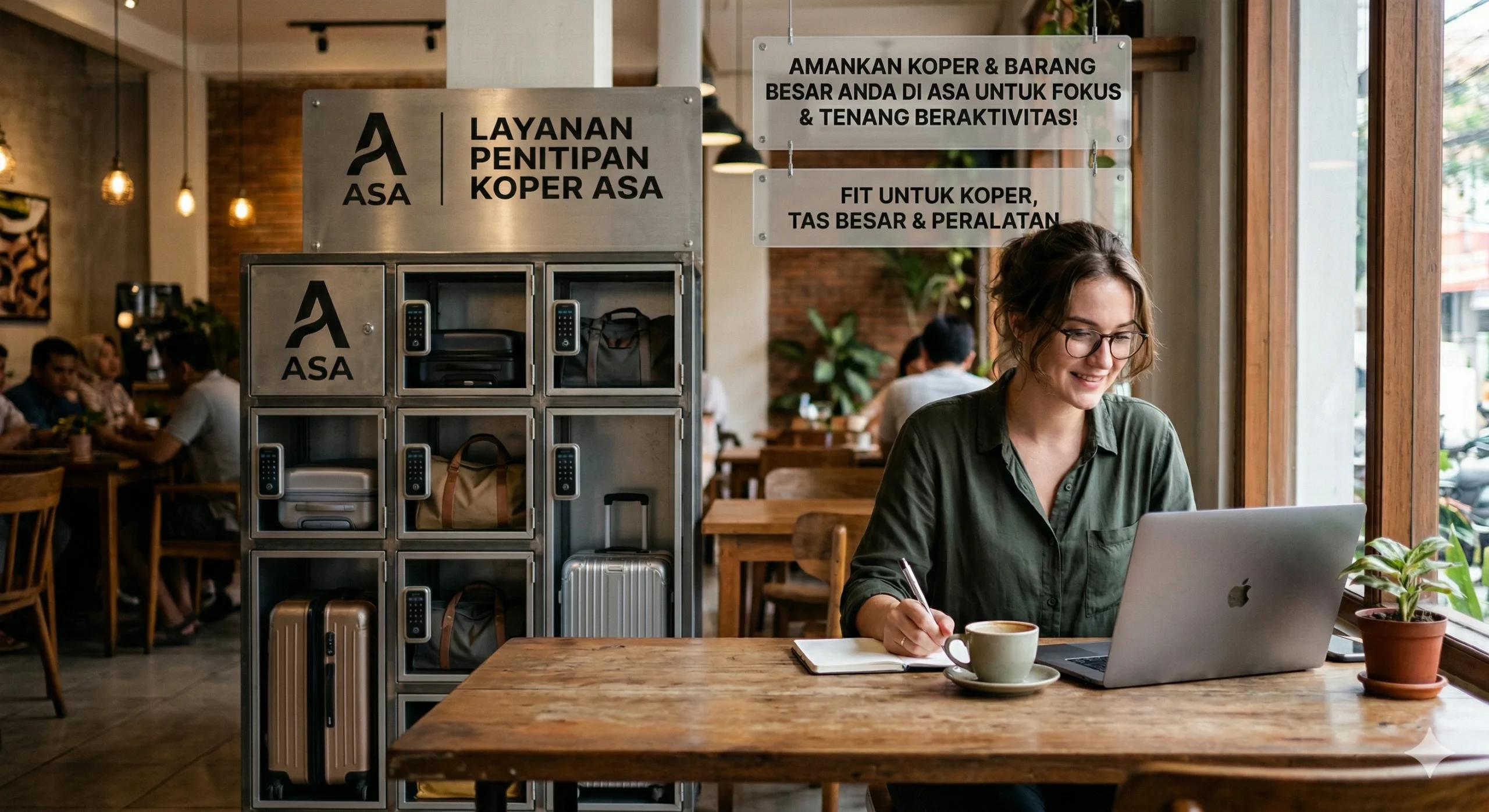 Kerja di Kafe Makin Tenang: Titip Barang Berharga di ASA Agar Kamu Bisa Fokus Tanpa Beban!